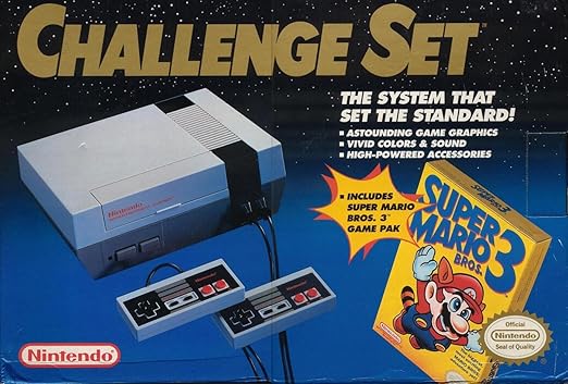 Nintendo NES Console - Challenge Set