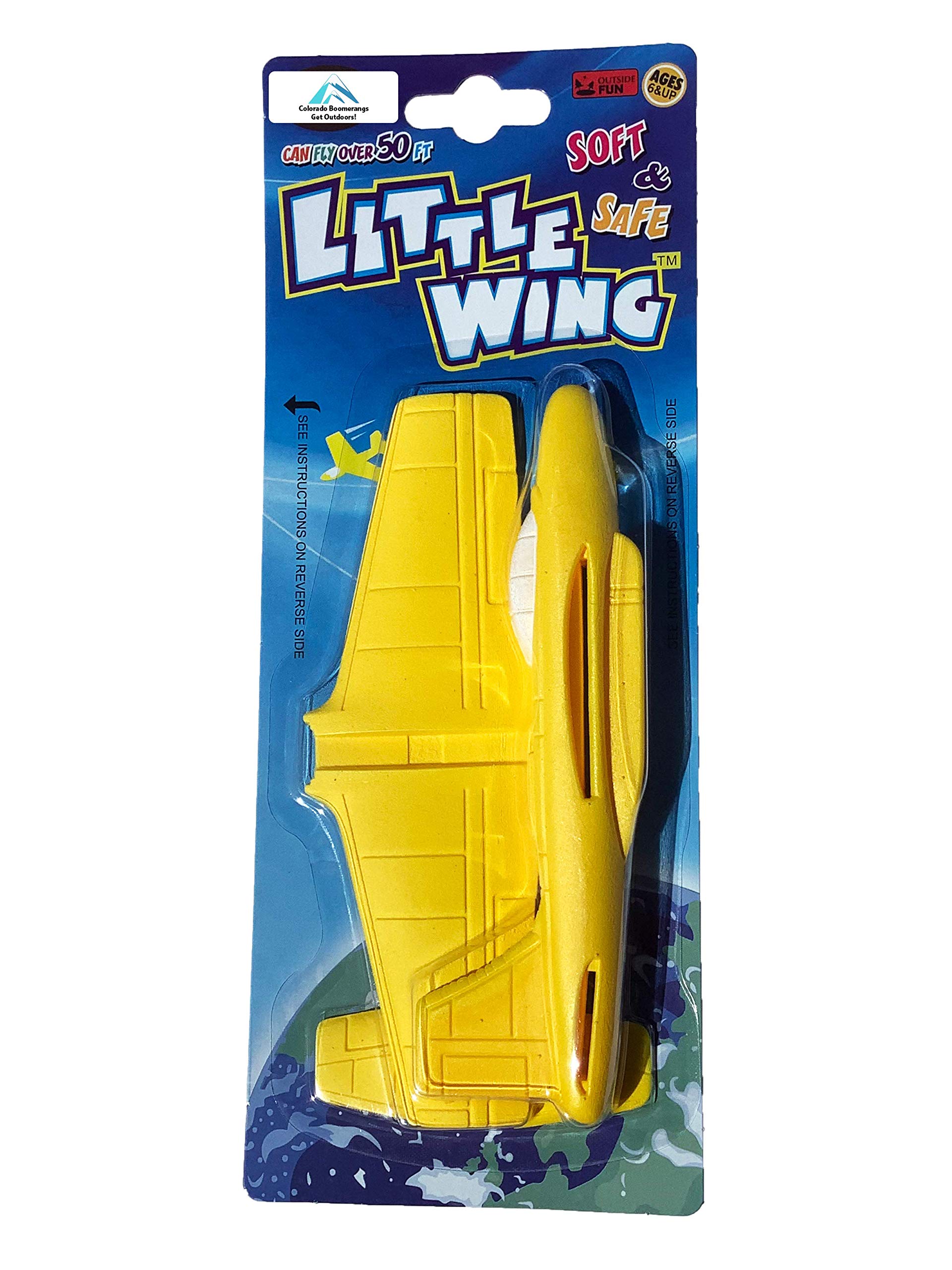 Colorado Boomerangs Little Wings Airplanes (Yellow)