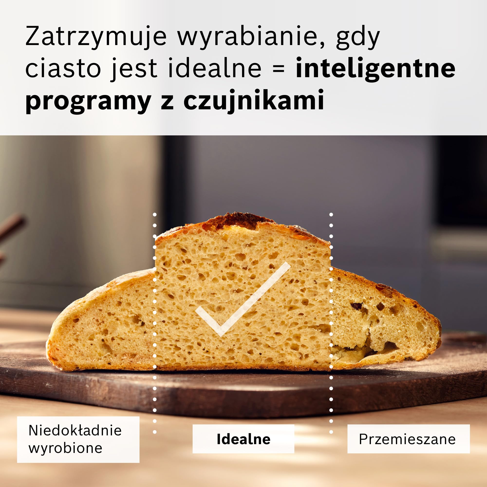 Bosch, robot kuchenny Serie 8, z wagą, silnik 1800 W chłodzony powietrzem, system mieszania planetarnego 3D, zestaw cukierniczya, misa 6,0 l, czarno-srebrna, metalowa obudowa, MUMS8ZS00