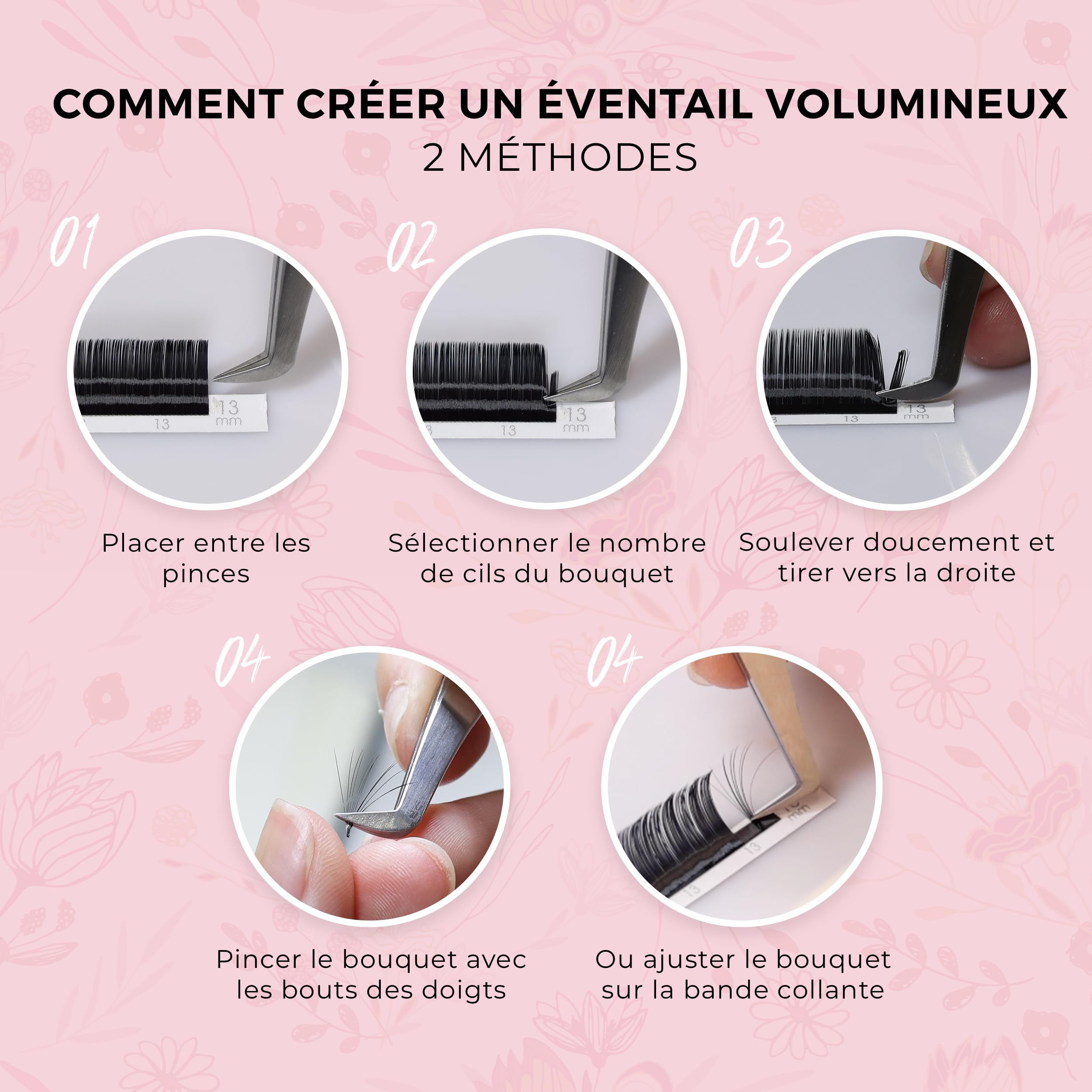 LLBA Extensions de Cils Super Mink 0,07 Courbe CC 7-15mm | Fibres Ultra Douces, Définition Naturelle, Confort Léger, Qualité Professionnelle