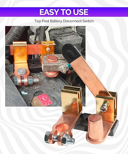 Miniatura 2 de Interruptor de desconexión de batería, interruptor de desconexión de batería de 12 V24 V, accesorios de automóvil, interruptor de corte de batería,