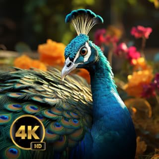 Peacock Screensaver : Peacock Screensaver 4K