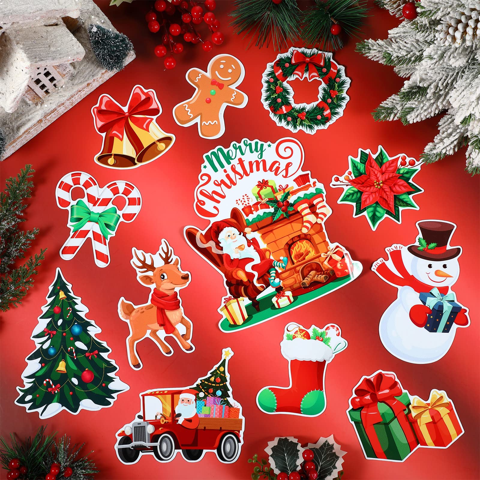 Christmas Duck Magnets Christmas Duck Refrigerator Magnets – Set Of 12 ...
