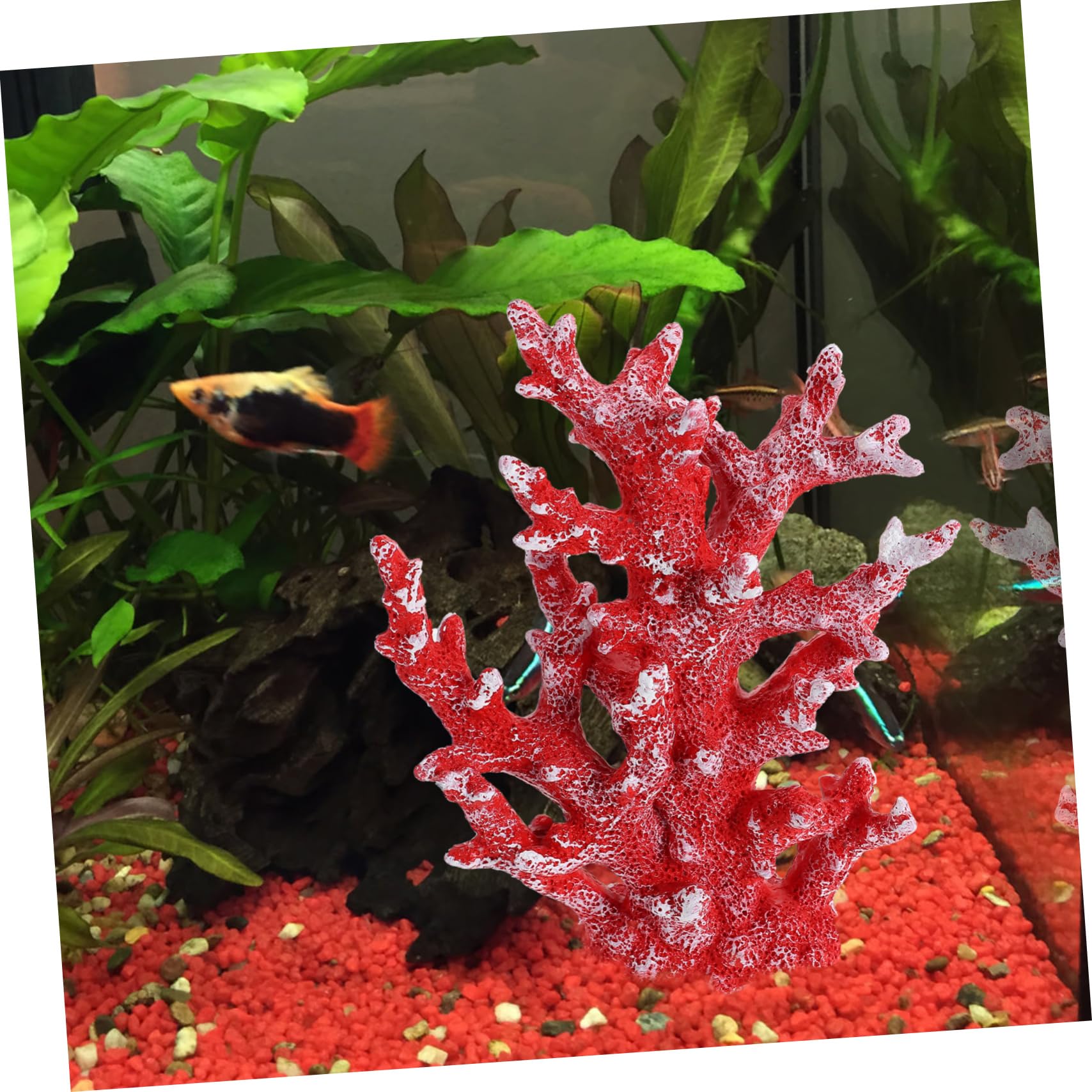 OUNONA Artificiel pour Aquarium Décoration Corallienne Plante Corallienne Artificielle Ornement Aquarium Aménagement Paysager
