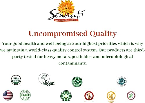 Miniatura 6 de Sewanti Fórmula ayurvédica de desintoxicación y rejuvenecimiento  Triphala Plus 90 V-cápsulas500 mg (90) Extracto de alta potencia 111 Amlaki,