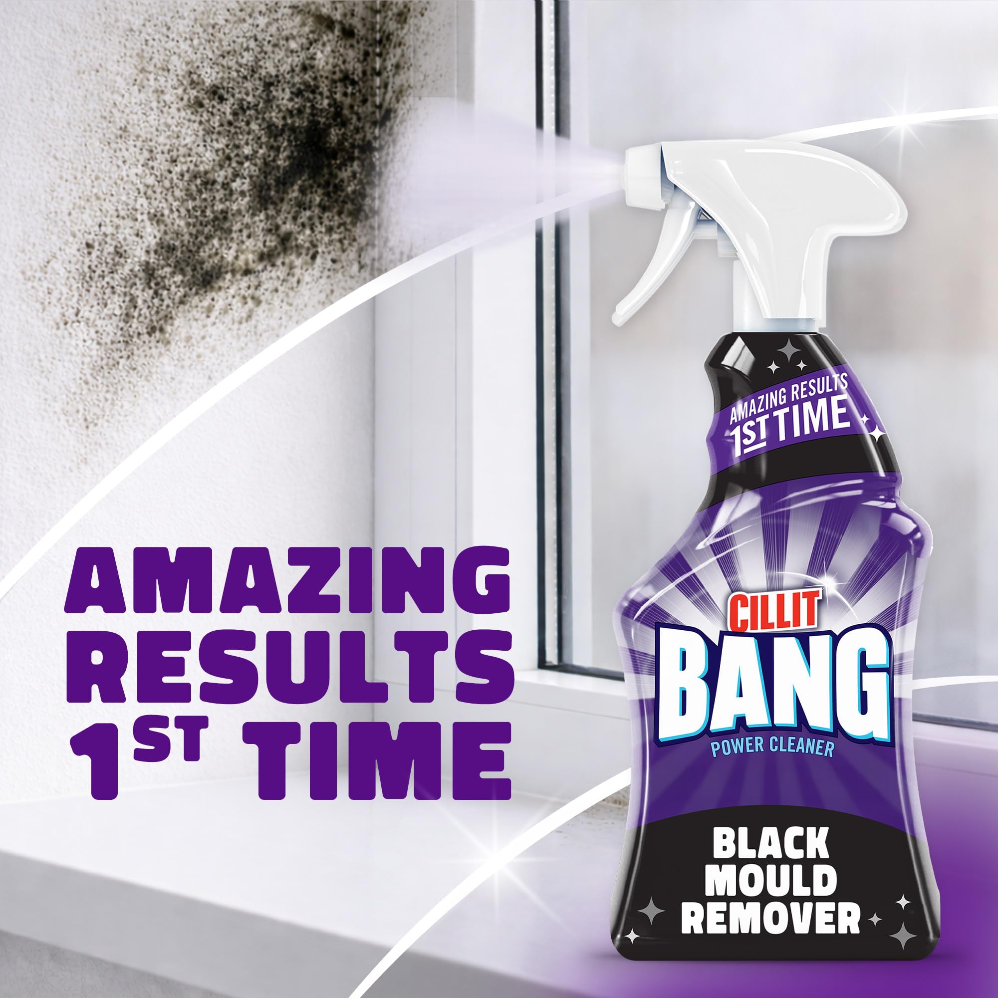 Cillit Bang Black Mould Remover, 750ml – Effortless Shine for Damp Areas — view 2