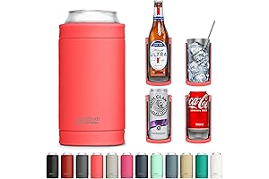 DUALIE 3 in 1 Insulated Can Koozies - The Ultimate Drink Companion