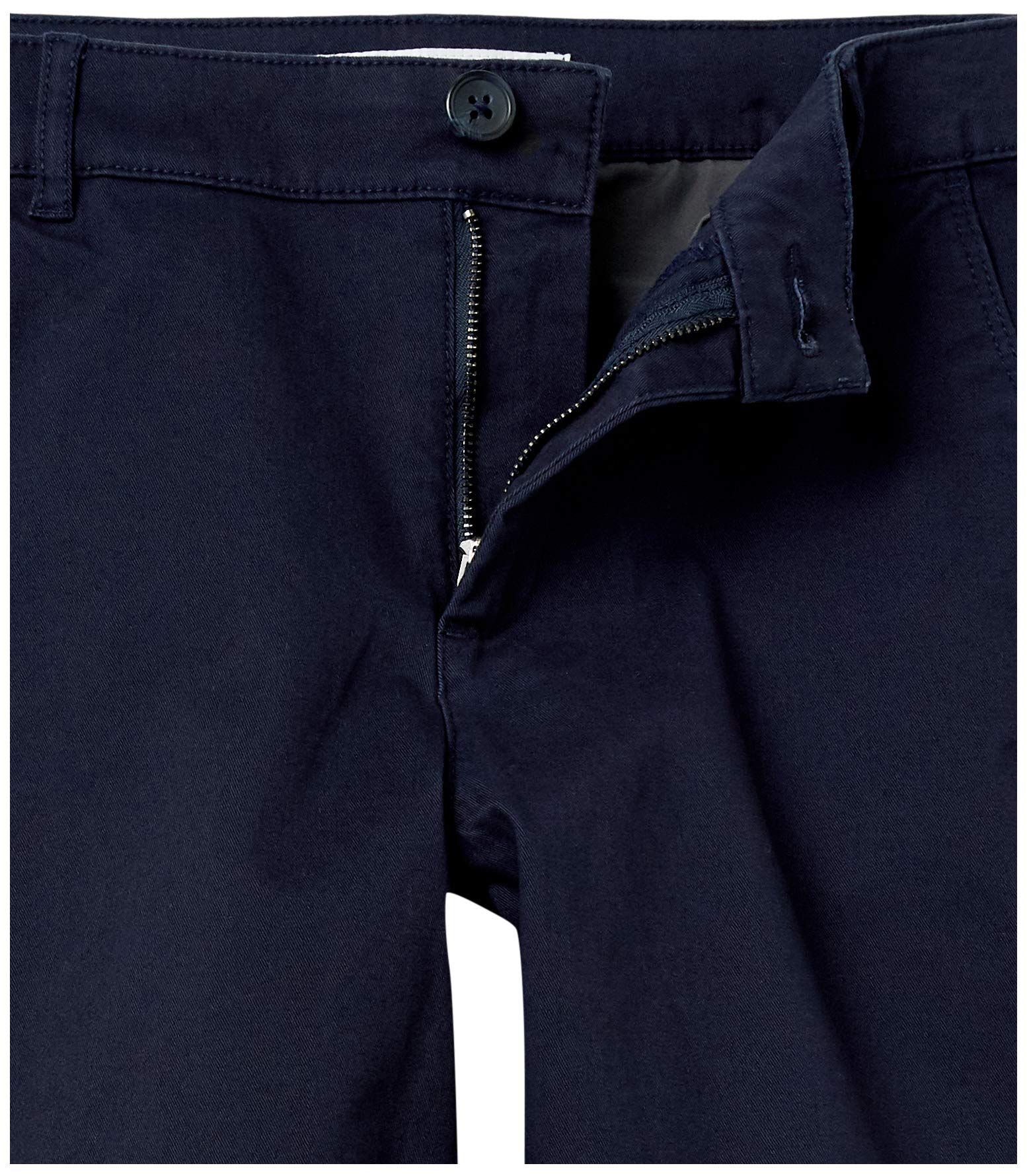 Amazon Essentials Femme Pantalon Chino en Textile Sergé Extensible à Coupe Ajustée et Jambe Droite
