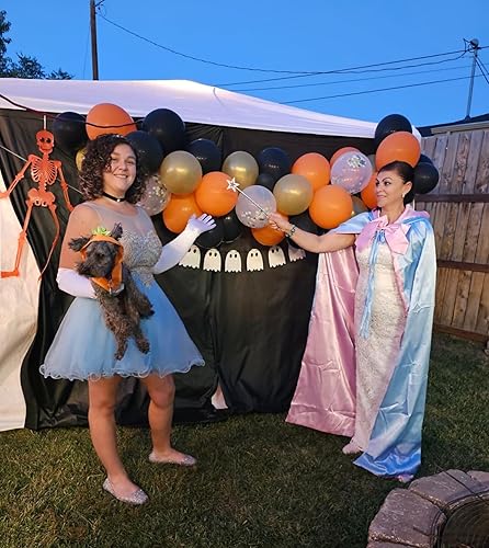 Miniatura 7 de MisShow Vestidos de tul para adolescentes, apliques de encaje dorado, vestido corto de graduación, sin mangas, vestidos de fiesta de cóctel