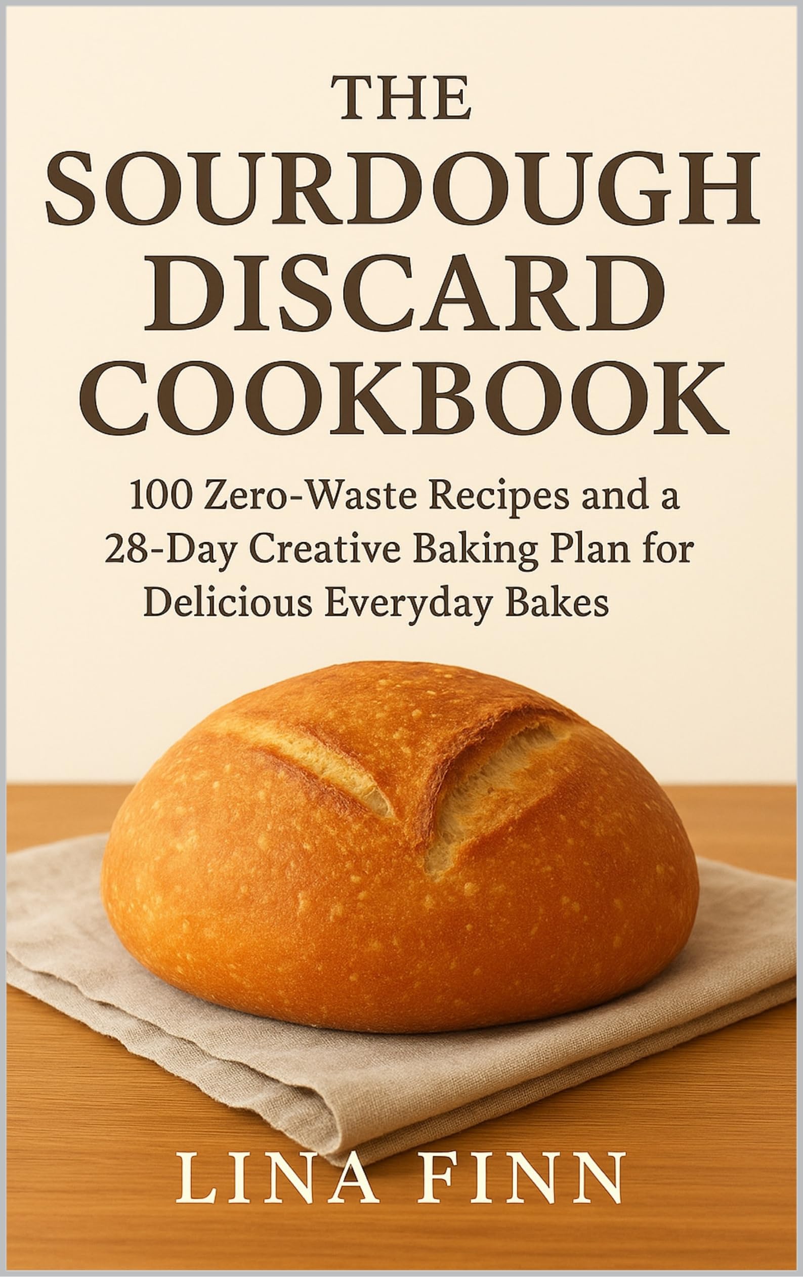 The Sourdough Discard Cookbook: 100 Zero-Waste Recipes and a 28-Day Creative Baking Plan for Delicious Everyday Bakes (The Lina Finn Sourdough Series)