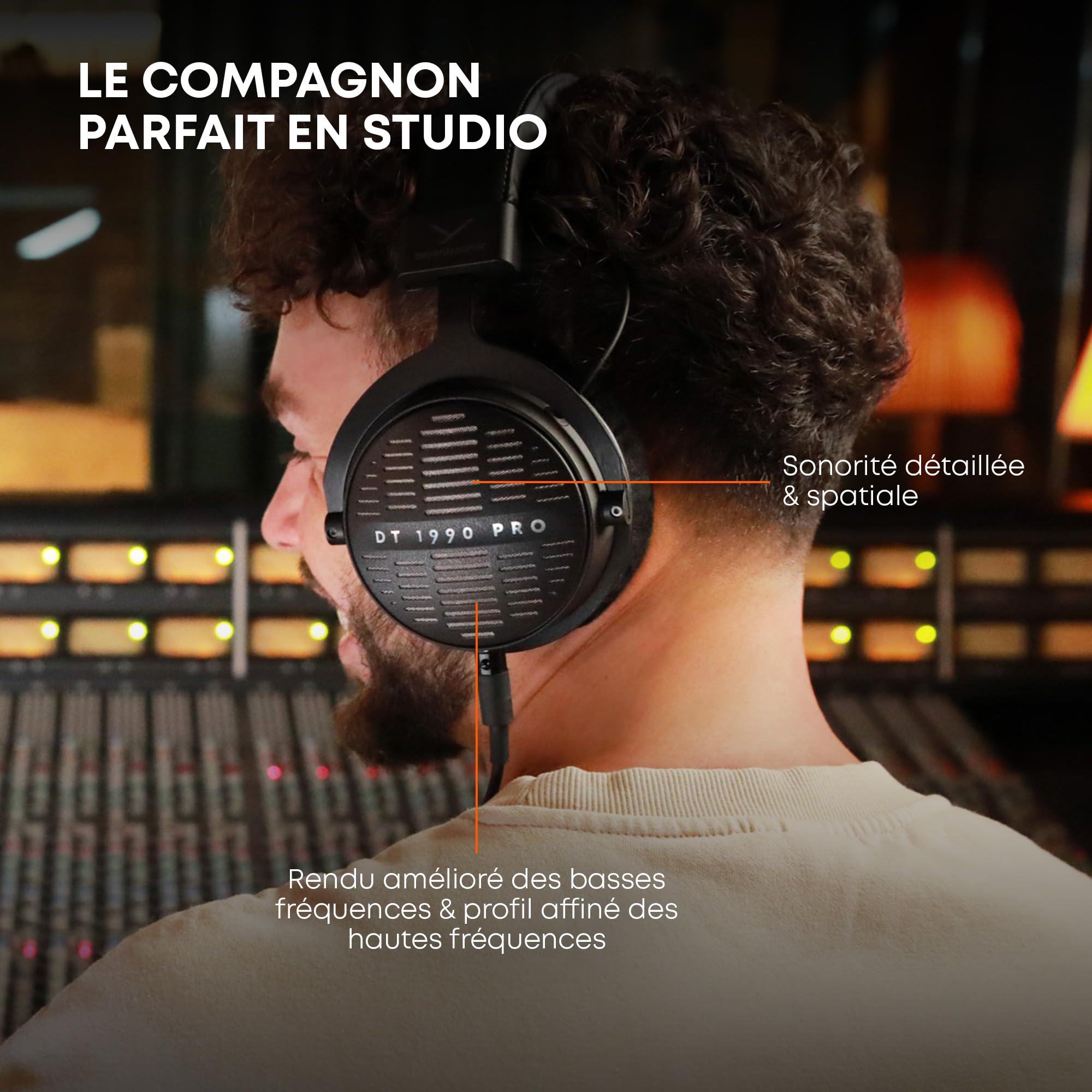 beyerdynamic Casque de Studio Premium Tesla DT 1990 Pro MKII pour Le mixage, Le Mastering et l’Editing (Ouvert)