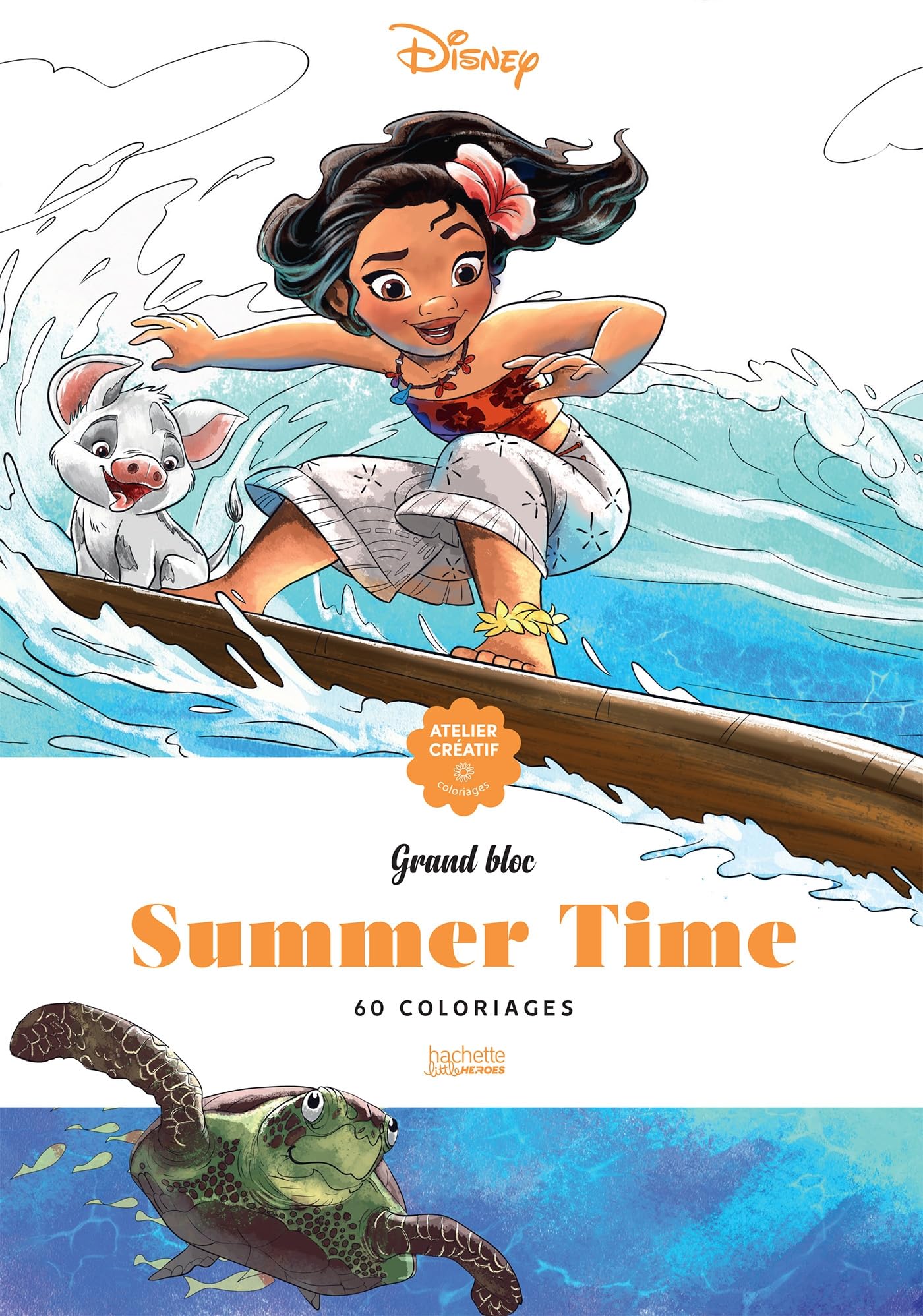Grands Blocs coloriages Disney Summer time