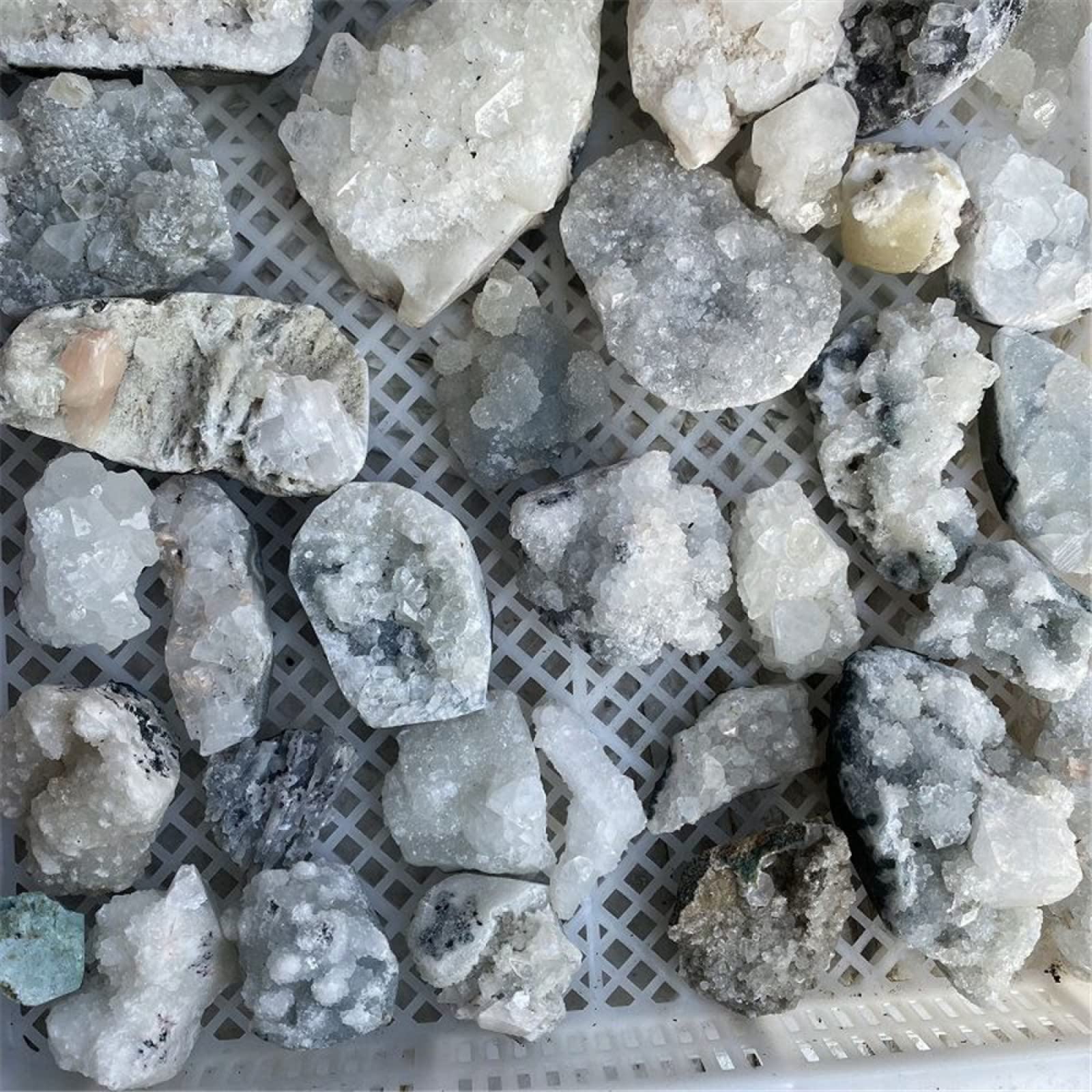 ISOLAY Colección de investigación de Piedras de especímenes de Piedra Minera de Cristales Naturales de 1000g, 1000-1300g xiaguolingsm (Size : 700-800g)
