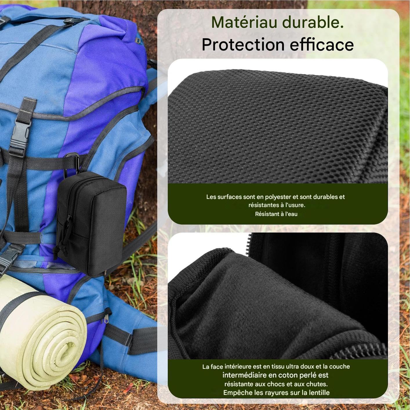 Générique Housse pour Télescope Monoculaire Étui De Transport Portable