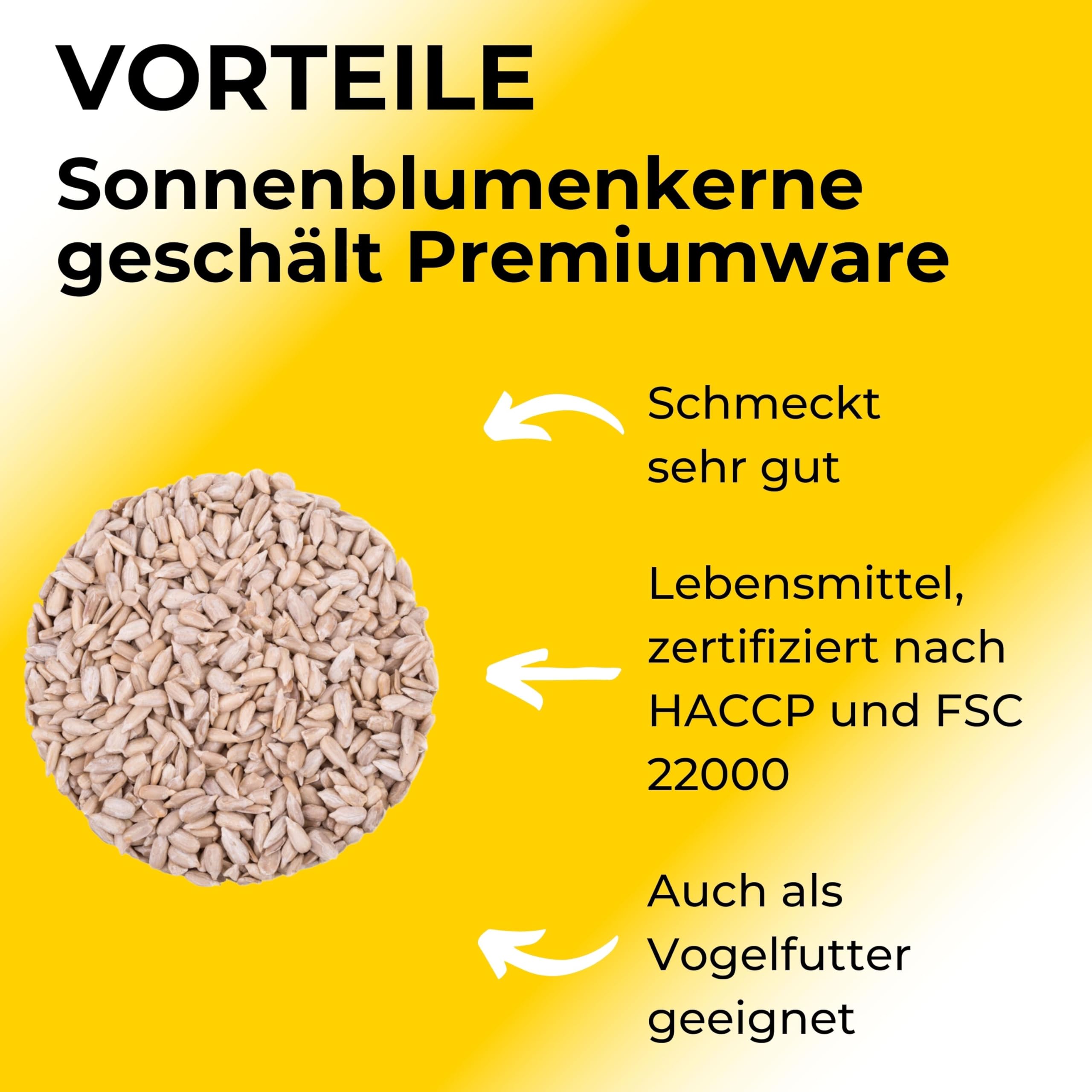 Boill Sonnenblumenkerne geschält 25 kg Premiumware