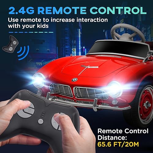 Miniatura 5 de Aosom BMW Kid Electric Ride On Car con licencia de 12 baterías para niños con control remoto de 3 velocidades, fácil transporte, sistema de