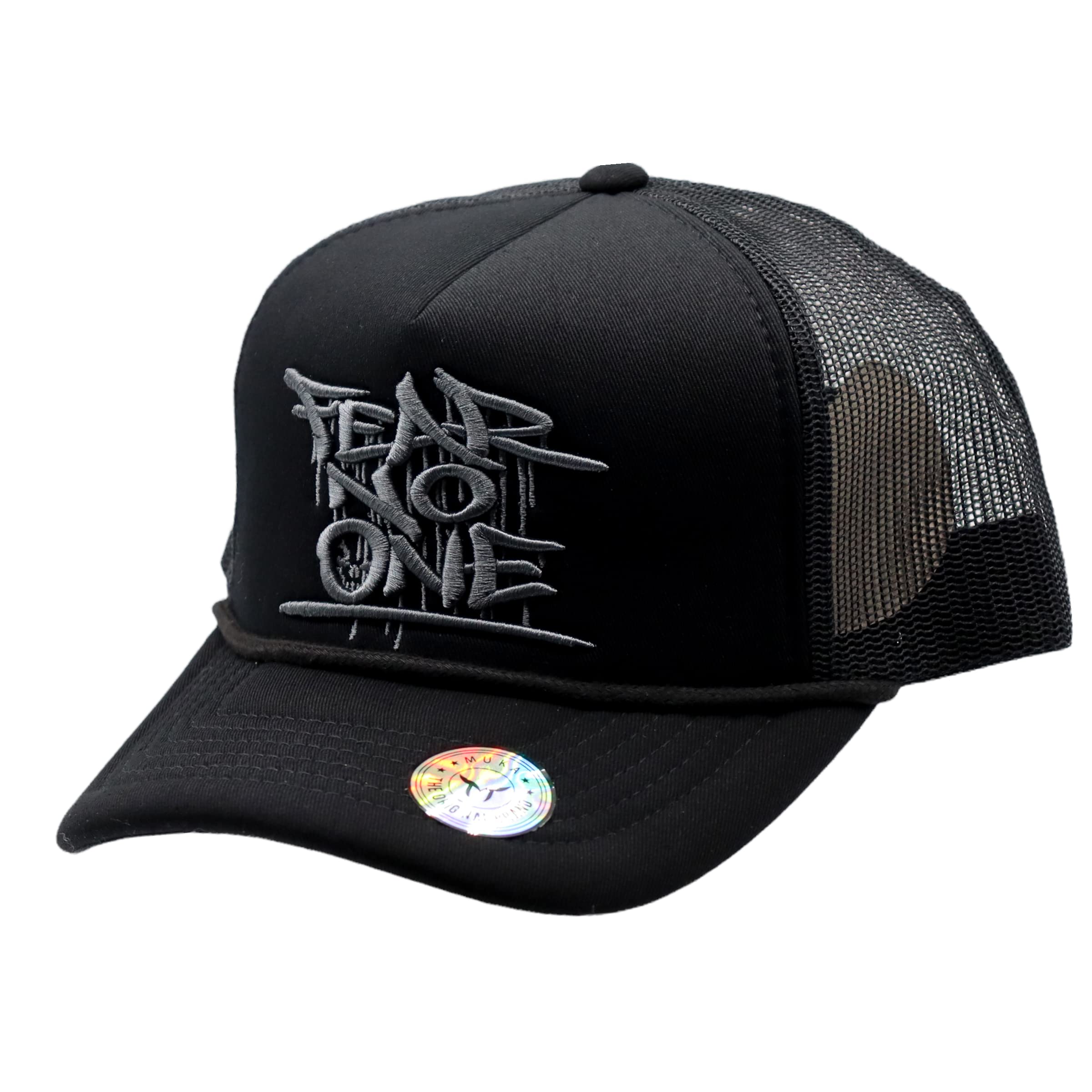 MU:KA: Foam Front Rope Trucker Hats Women Men Streetwear Trucker Hat Mesh Back Baseball Cap Adjustable Snapback