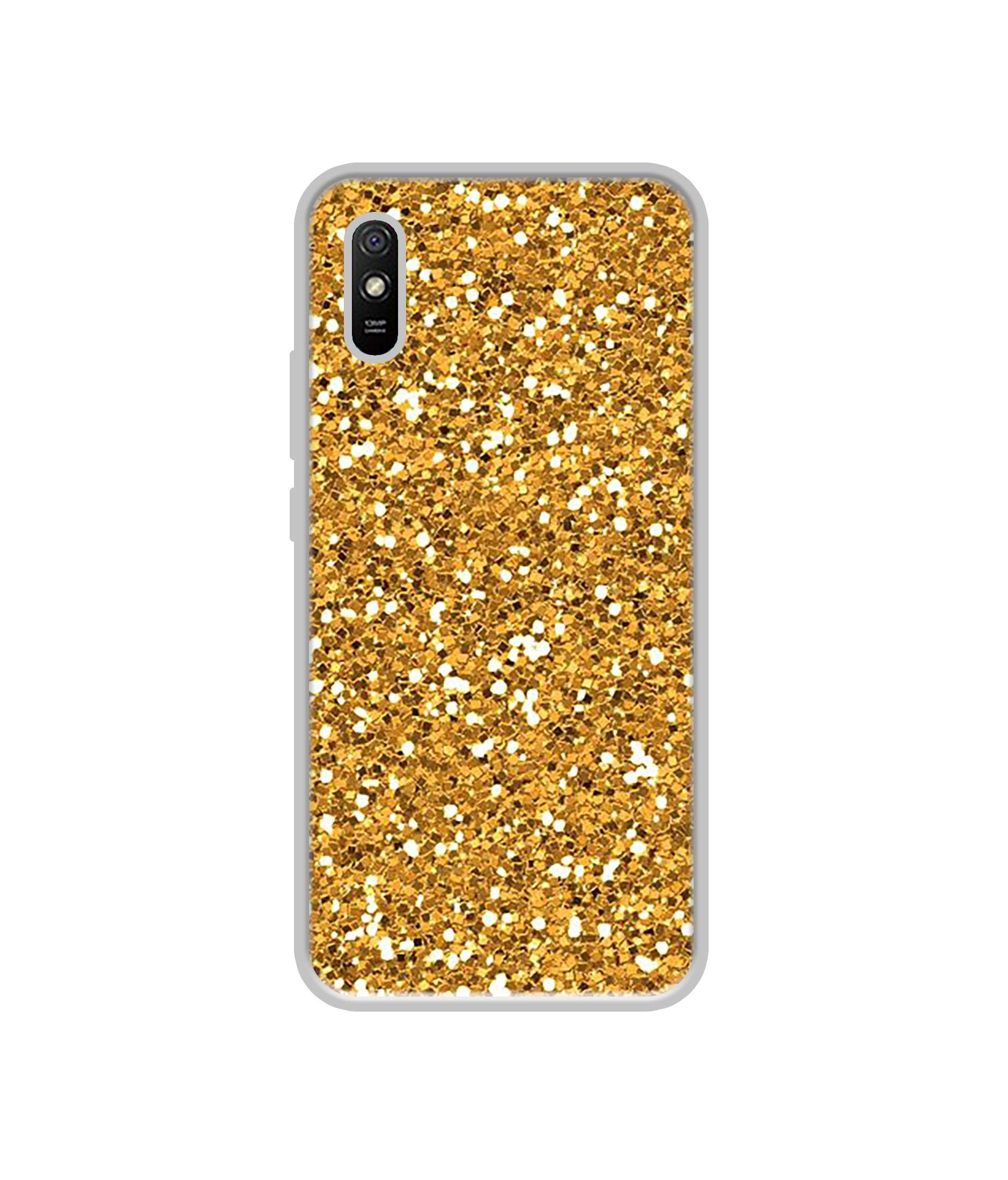 Amazon Brand - Solimo Designer Golden Sparkle UV Printed Soft Back Case Mobile Cover for Mi Redmi 9A (B08GR4T812) Amazon Price History, Amazon Price Tracker