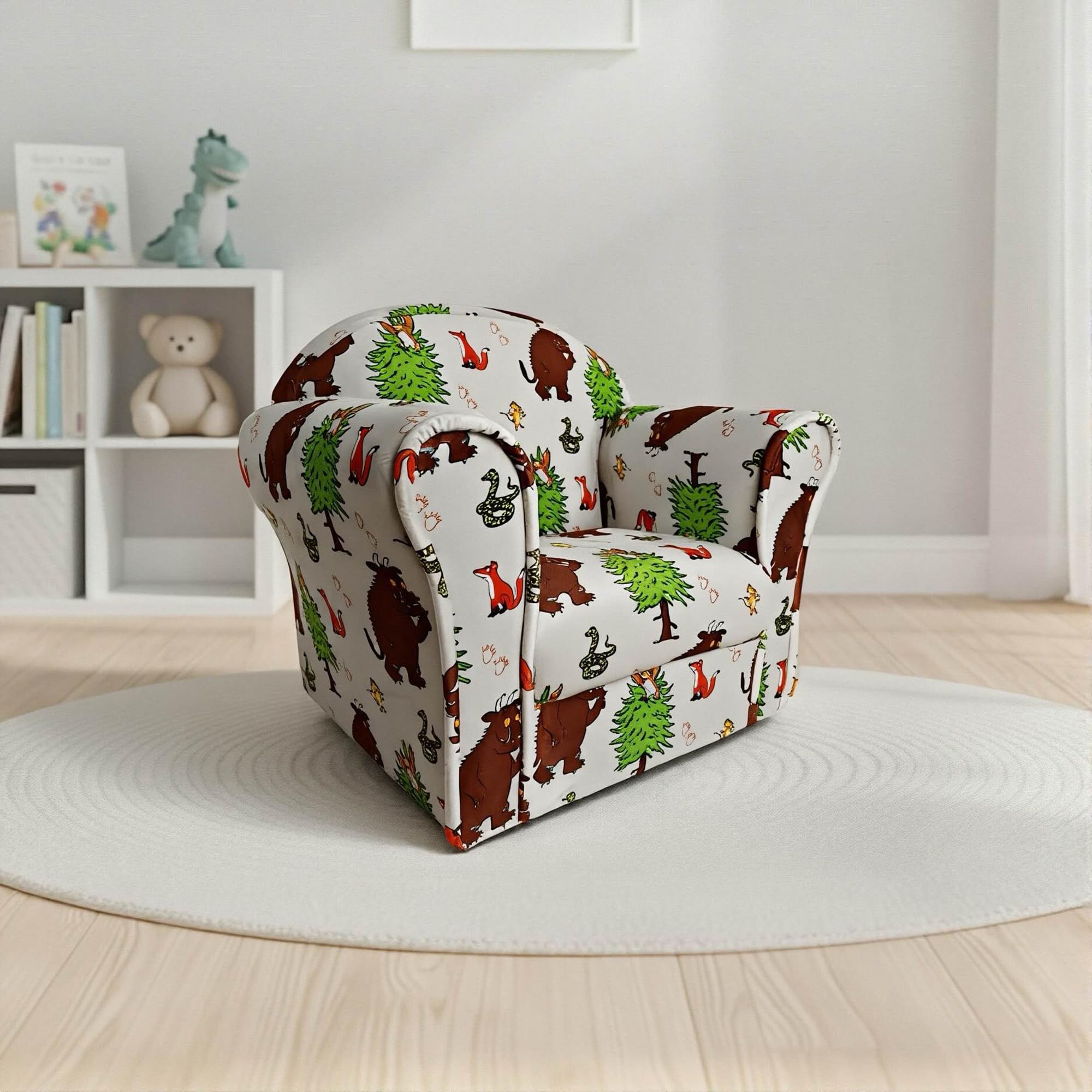 Kidsaw Gruffalo Mini Chair - Kids' Furniture - Wooden Frame - Flannel Fabric