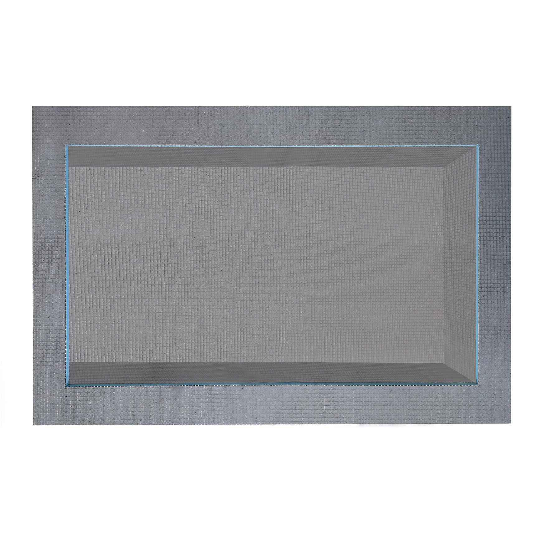 Kitbags & Lockers Black Shower Bathroom Niche Tileable Alcove Recessed Waterproof Shelf Storage Wetroom Organiser Thermal Tile Backer Board Nass Nassboard (22In/559Mm × 16In/406Mm – No Shelves)