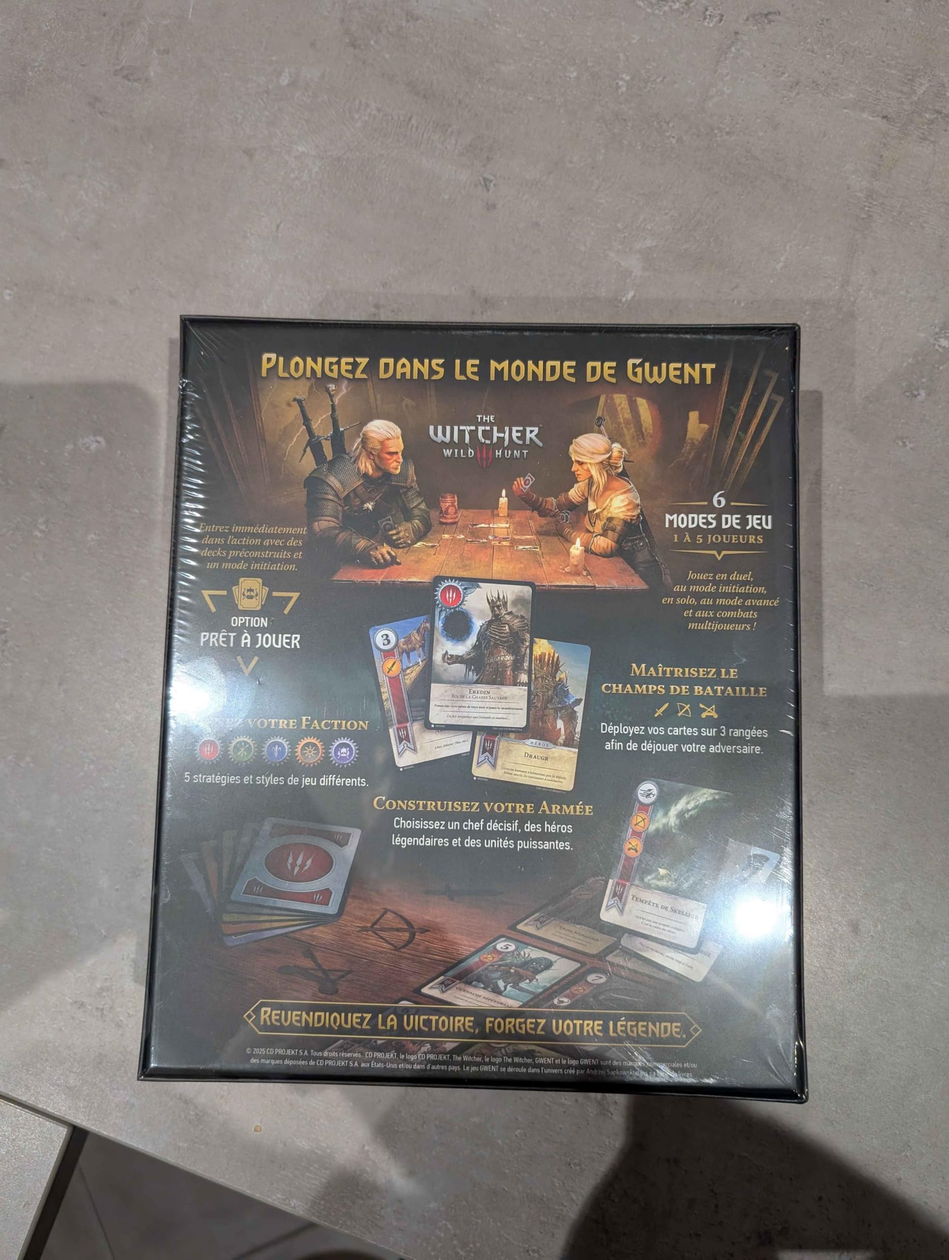 Abysse Gwent : Le Jeu de Cartes Légendaire – Version française | Jeu de stratégie & Deck-Building dans l’Univers The Witcher pour 1-5 Joueurs