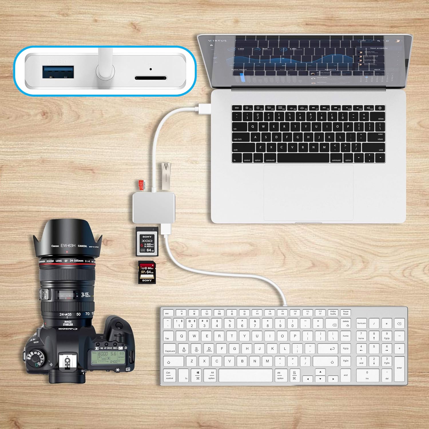 Amаzоn Crаzу 🔥 Dеаlѕ 【Upgraded Version】 XQD Card Reader USB 3.0 SD(HC/XC) TF Card Reader with USB3.0x2 Fast Speed Up to 5Gbps,Compatible with Sony G&M Series XQD and TF/SD/SDHC Cards, for Windows/Mac OS Amаzоn Crаzу 🔥 Dеаlѕ 【Upgraded Version】 XQD Card Reader USB 3.0 SD(HC/XC) TF Card Reader with USB3.0x2 Fast Speed Up to 5Gbps,Compatible with Sony G&M Series XQD and TF/SD/SDHC Cards, for Windows/Mac OS