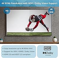 Vista 3 de J-Tech Digital Divisor HDMI 4K 60Hz 1X4 Salida de Resolución Múltiple (MRO) Divisor HDMI 2.0 Soporta reducción HDR HDR10 / Visión Dolby 4K@60Hz