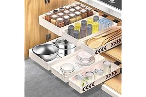 3 Pack Pull Out Cabinet Organizer