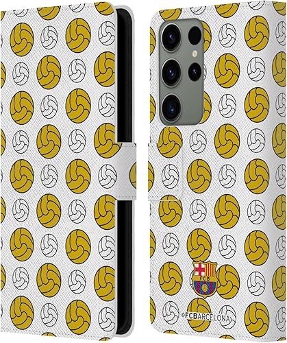 Miniatura 7 de Head Case Designs Officially Licensed FC Barcelona Barca Campions Leather Book Wallet Case Cover Compatible with Samsung Galaxy S23 Ultra 5G