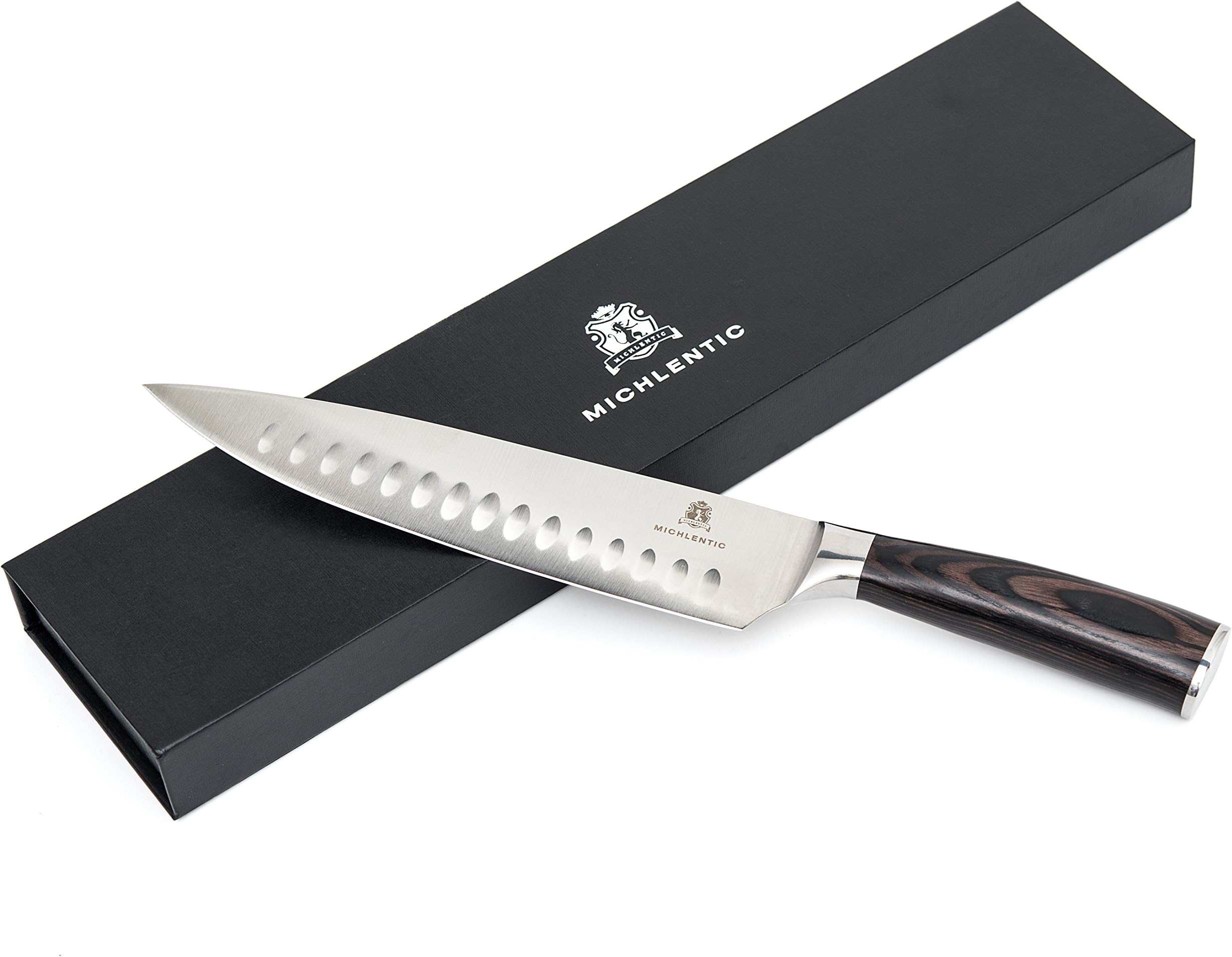 8 Inch Professional Kitchen Chef Knife- High Carbon Ultimate Sharp Stainless Steel Blade With Black Gift Box