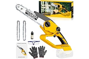 Cordless Mini Chainsaw 8 Inch for Dewalt 20V MAX Battery Powered (NO Battery)