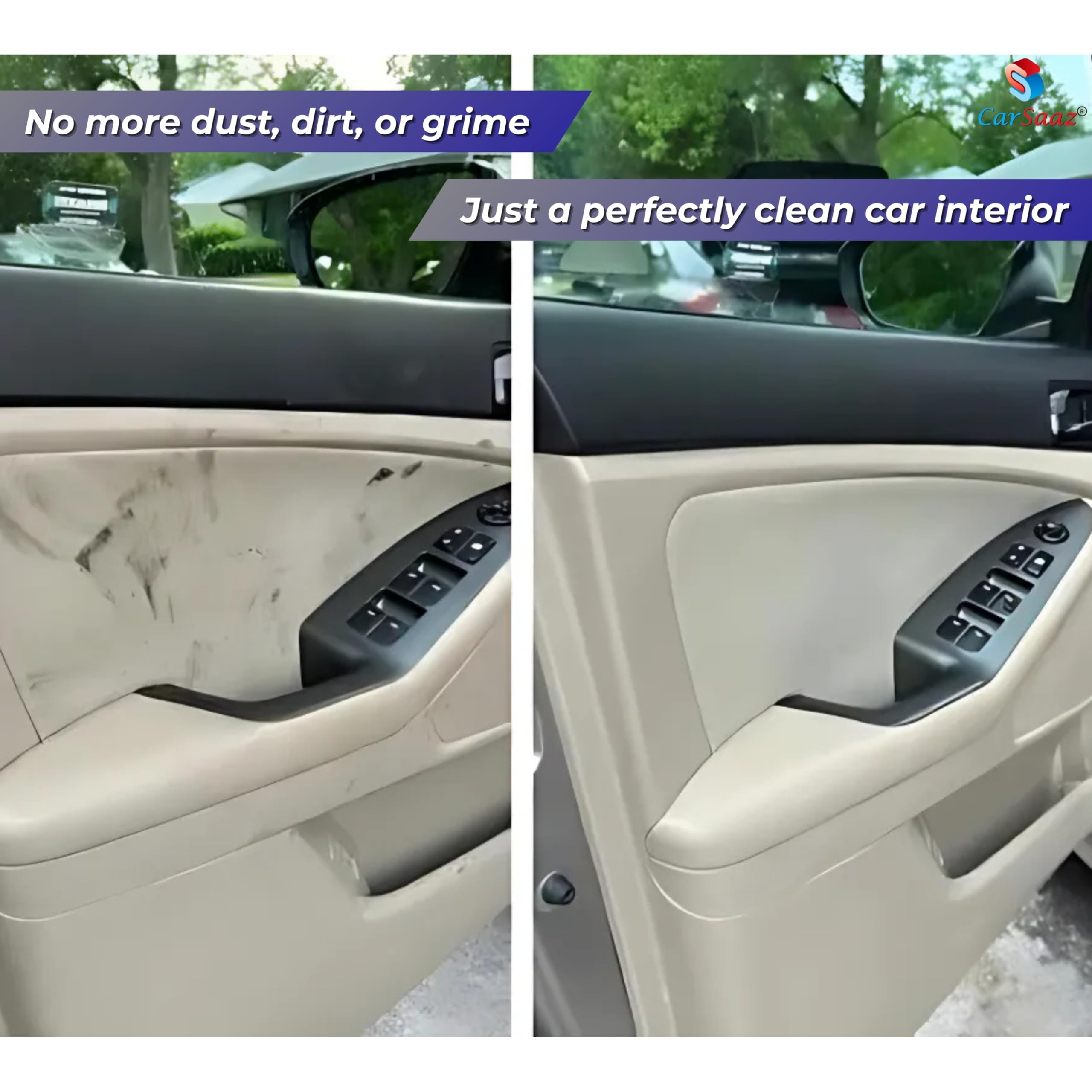 CAR SAAZ Car Interior Cleaner & Protector 5 Ltr | Premium Cleaner For All Interior & Upholstery Surfaces | Car Interior, Fabric, Sofa, Carpet & Upholstery Cleaner (5L) 2
