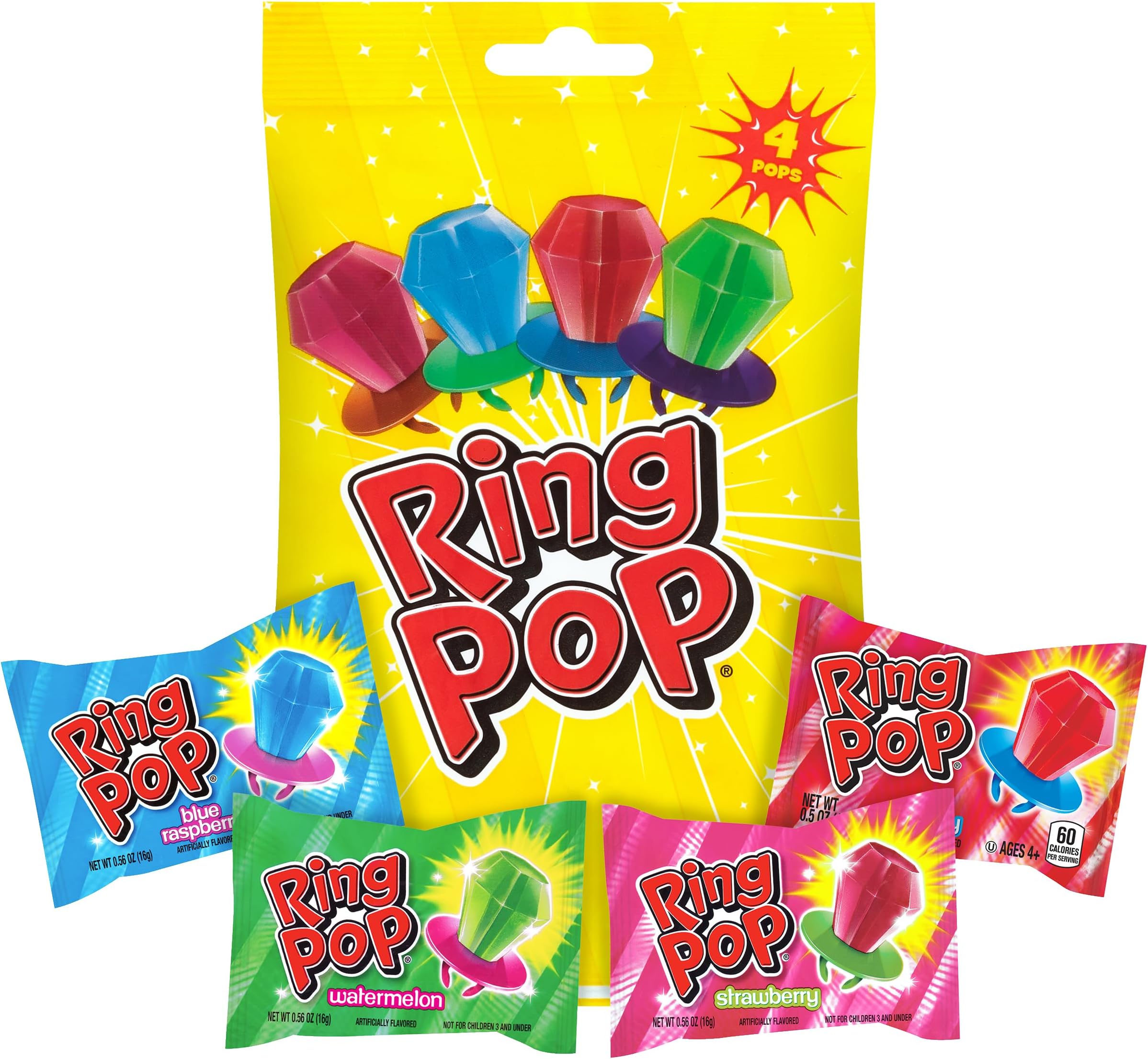 Ring Pop Bonus Bag ( .5 oz each)