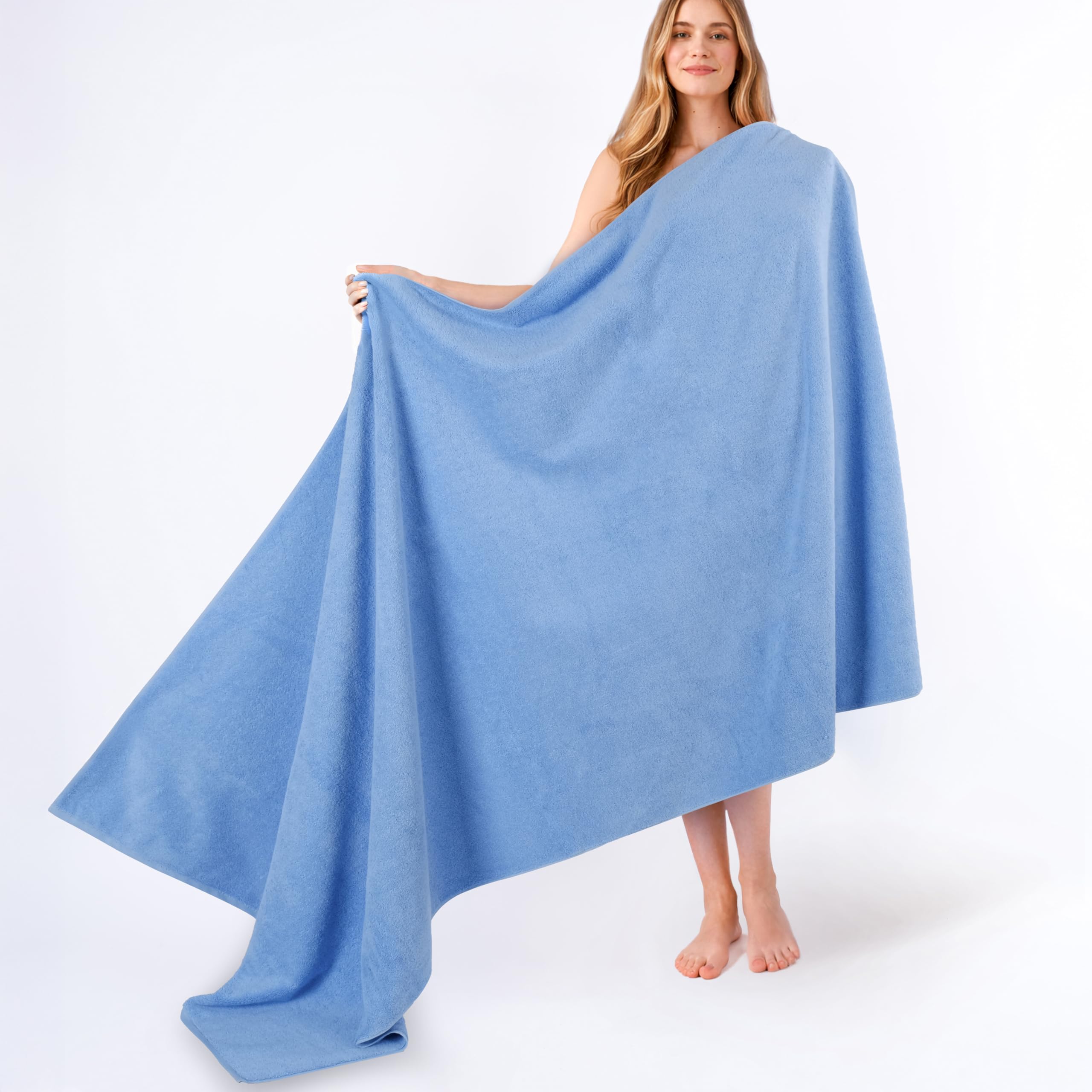 American Soft Linen 100% Cotton Luxury Turkish Towels, 40x80 XL Bath Sheet