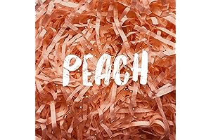 Peach Shredded Gift Tissue Paper Hamper Gift Box Basket Filler Fill