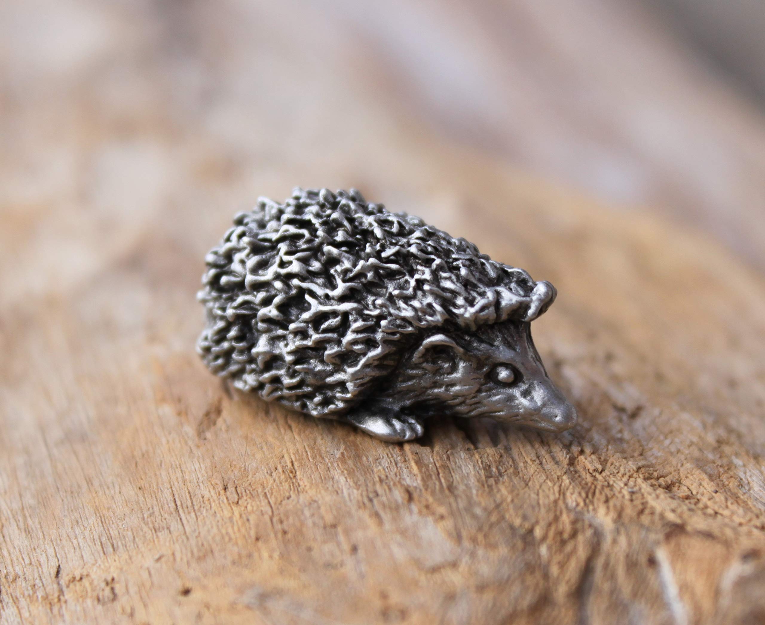 Hastings Pewter Company Lead Free Pewter Hedgehog Figurine Game Piece Decoration