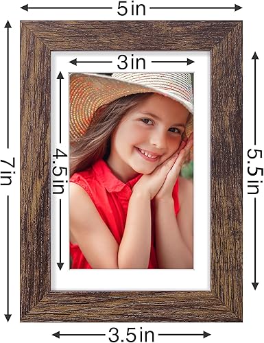 Vista 467 de Vittanly - Juego de 9 portarretratos, plexiglás resistente a rupturas, exhibe fotos de 12 x 12 pulgadas o, con paspartú, de 8 x 8 pulgadas, marcos