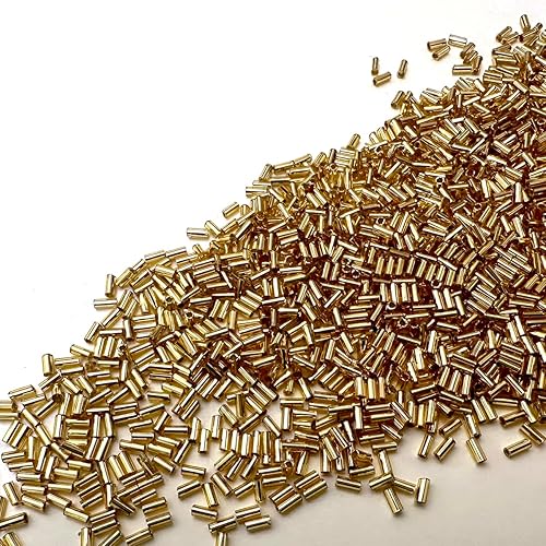 Miniatura 22 de Embroiderymaterial Cuentas de tubo de vidrio japonés para hacer joyas, hacer pulseras, cabello, bordado, costura, manualidades, cuentas