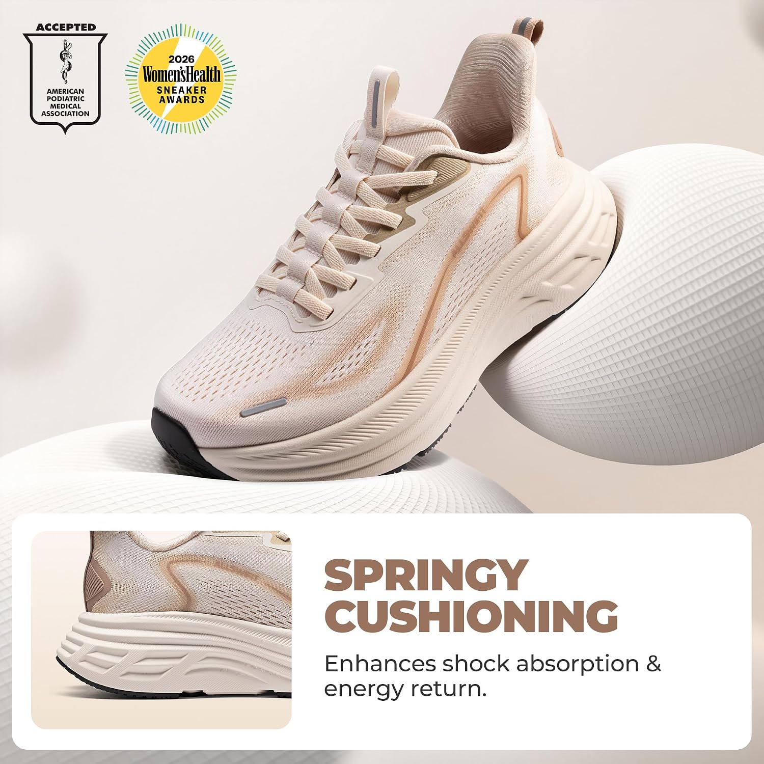 ALLSWIFIT Women's Slip On Walking Shoes Running Sneakers
