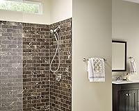 Vista 32 de Moen Engage Magnetix Matte Black 3.5-Inch Six-Function Detachable Handheld Showerhead with Magnetic Docking System, 26100BL