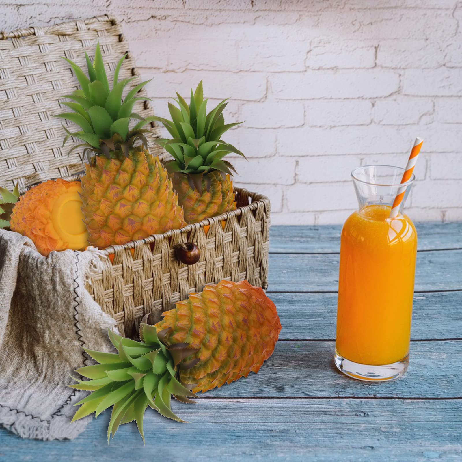 Künstliche Ananas-Deko – Lebensechtes Kunstobst Für Küche, Tisch Oder Fotoshooting