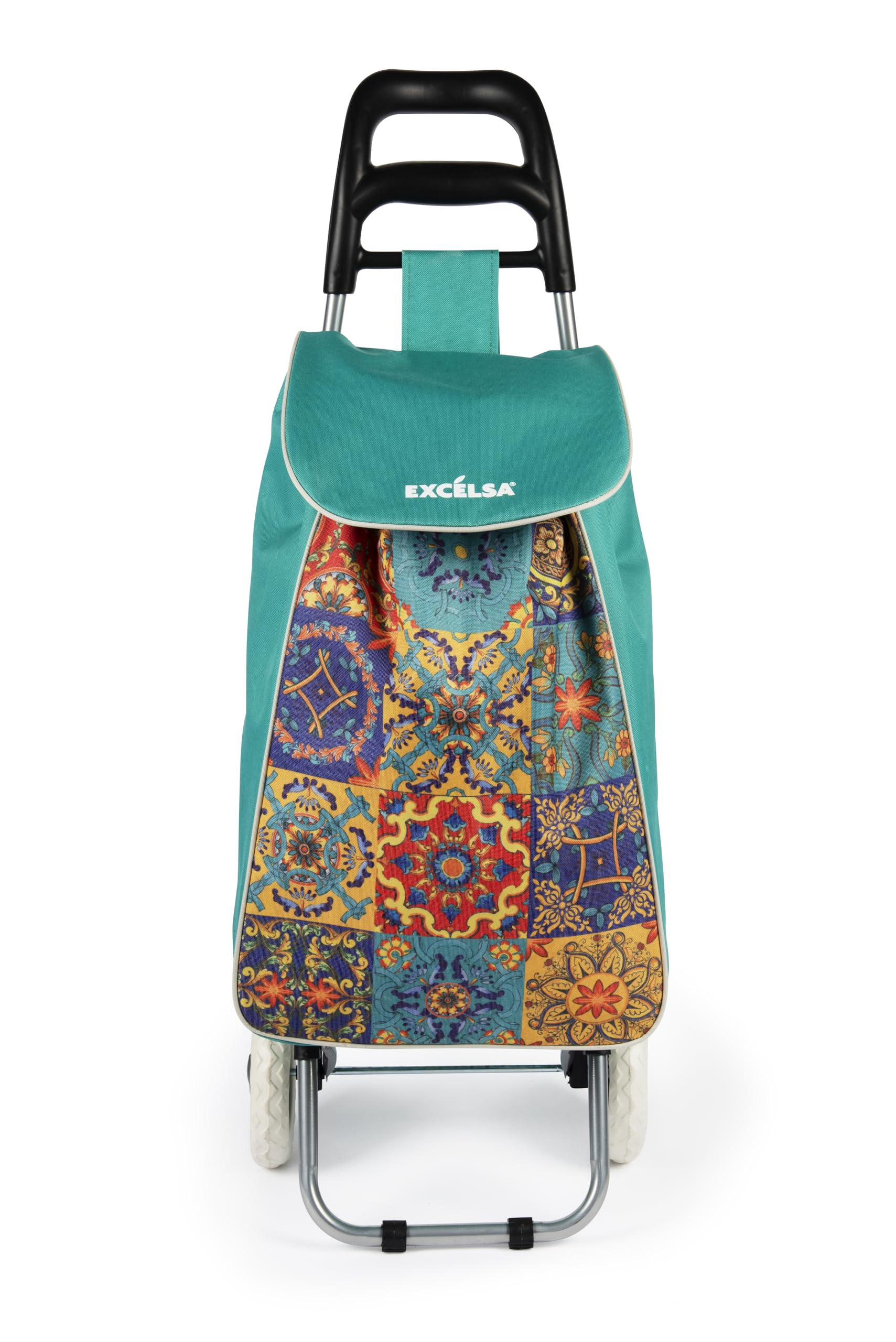 Excelsa Trinacria - Carro de la Compra, Capacidad 38 l, Bolsa extraíble, Impermeable