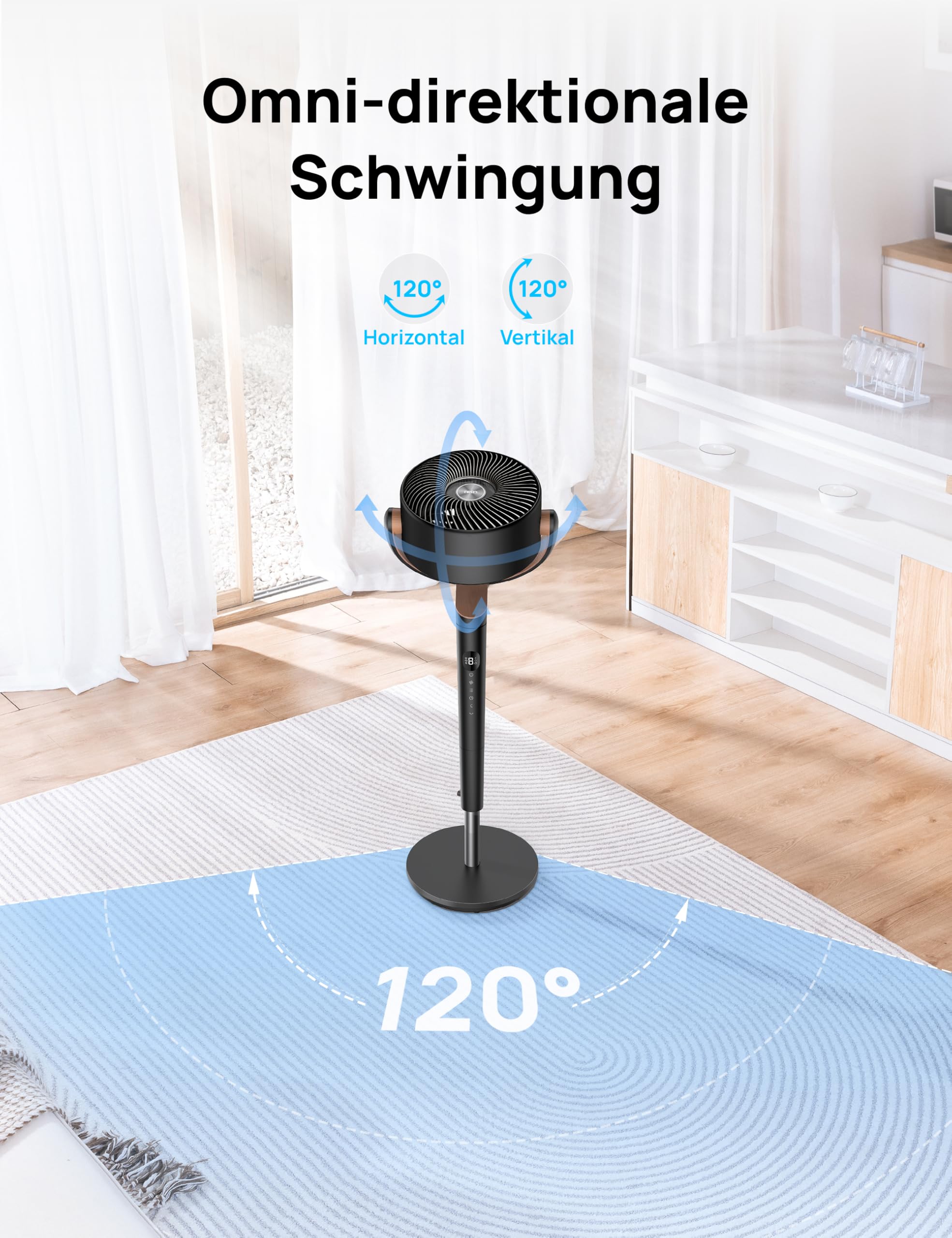 Dreo 23dB leiser Standventilator – Bild 4