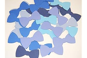 100 Blue Bow Tie Boy Baby Shower Decoration