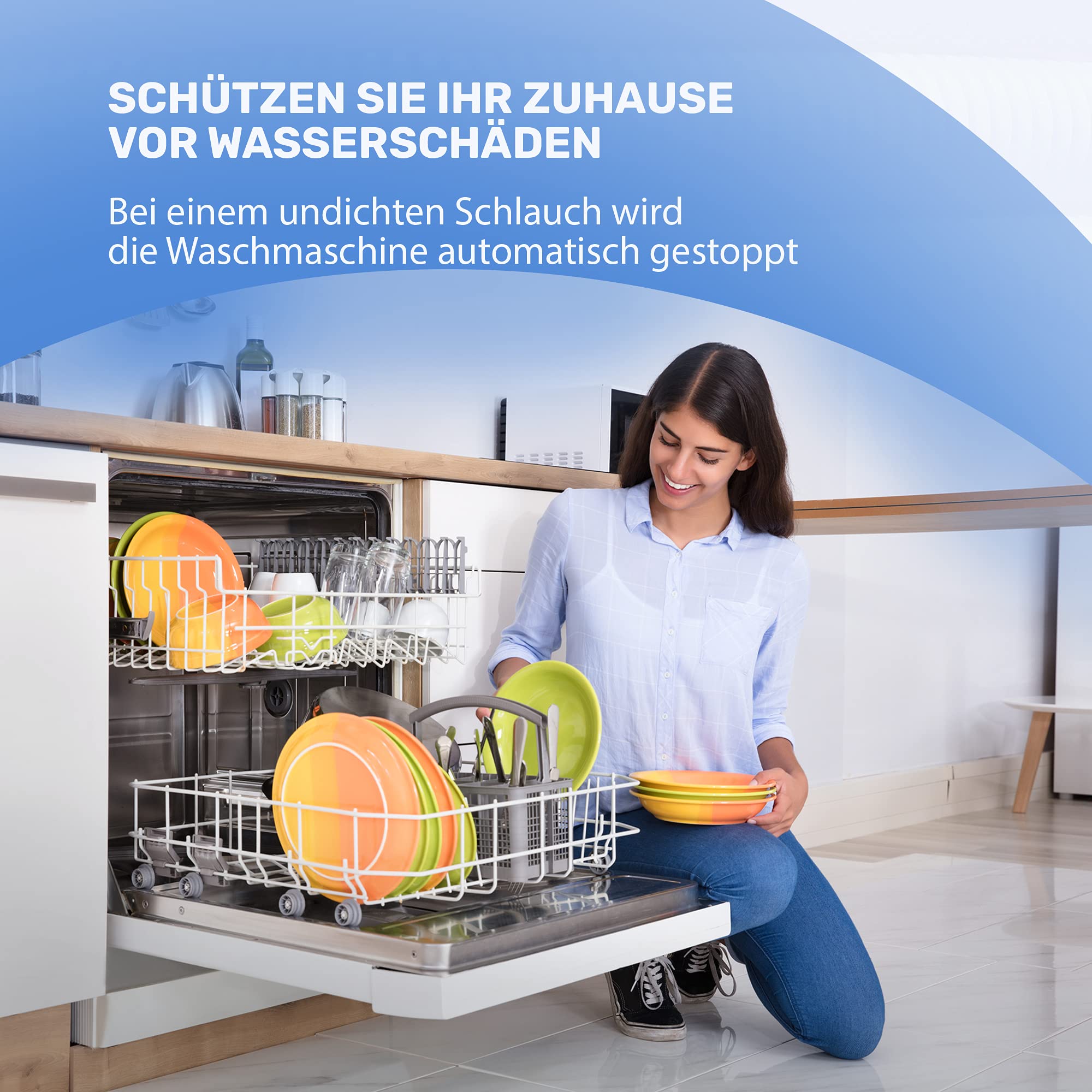 VIOKS Zawór magnetyczny do zmywarki zamiennik do zaworu wodnego Bosch 00091058