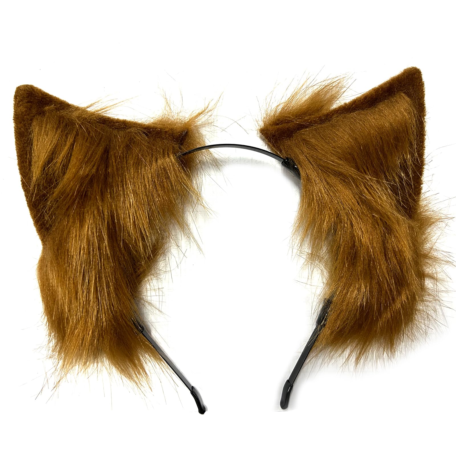 Fentency Cats Faux Ears Headband Color Plush Cosplay Animal Hair Hoop