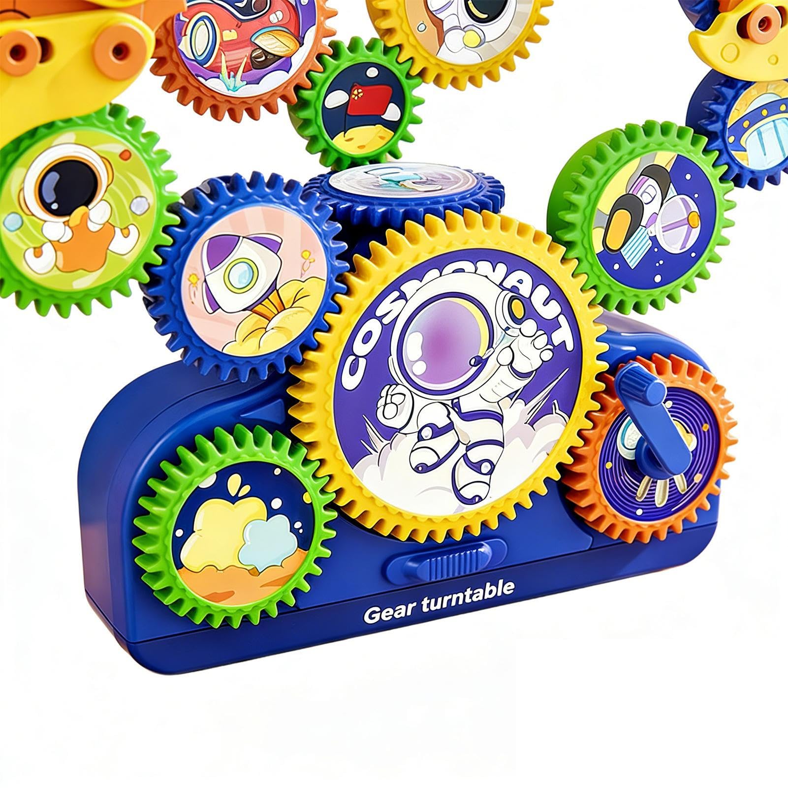 Juguetes de Engranajes Juego Manual Educativo de Bloques de Construcción