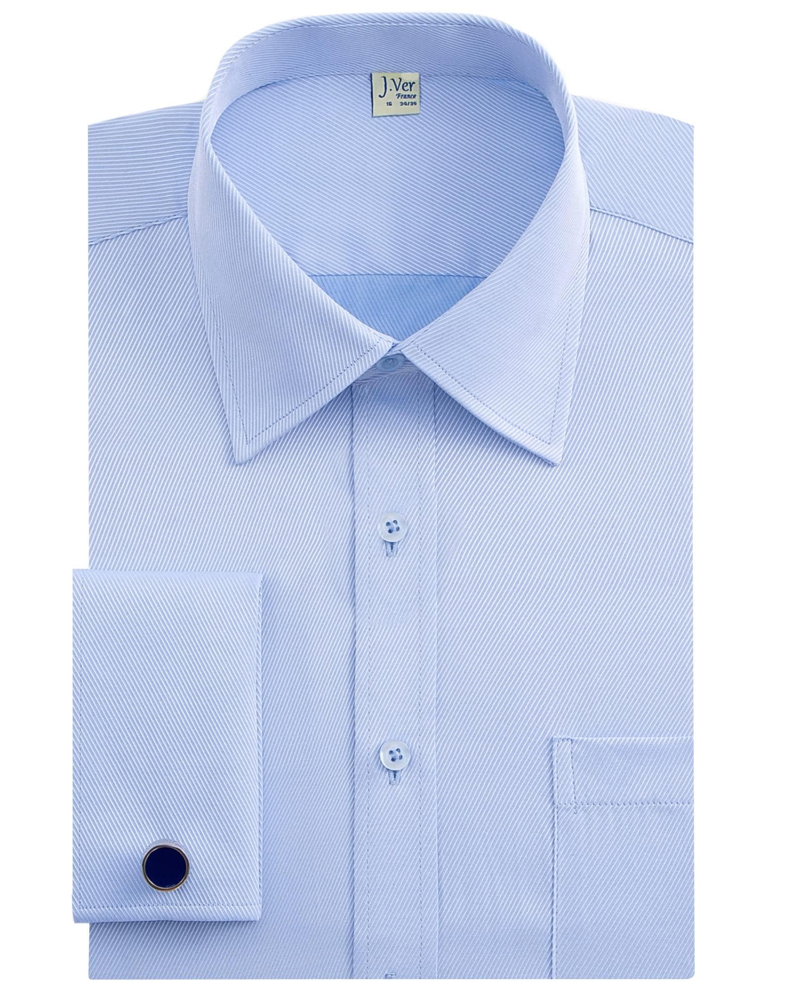 J.ver Mens Long Sleeve Button Down Shirt Classic