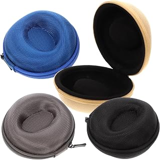 4pcs Zipper Smartwatch Case Protective Watch Container for Travel | Oxford Cloth and EVA Build, Portable Design, Scratch Resistant, Business Trip and Outdoor Use