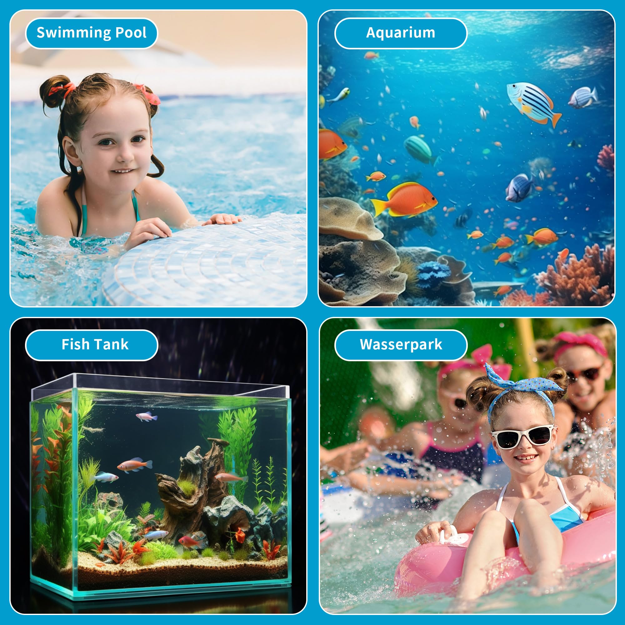 Balles Filtrantes,1300g Boule Filtrante Piscine réutilisable avec Filet à Linge,Peut remplacer 45kg de Filtration sur sableAquarium, Piscine filtres Accessoires